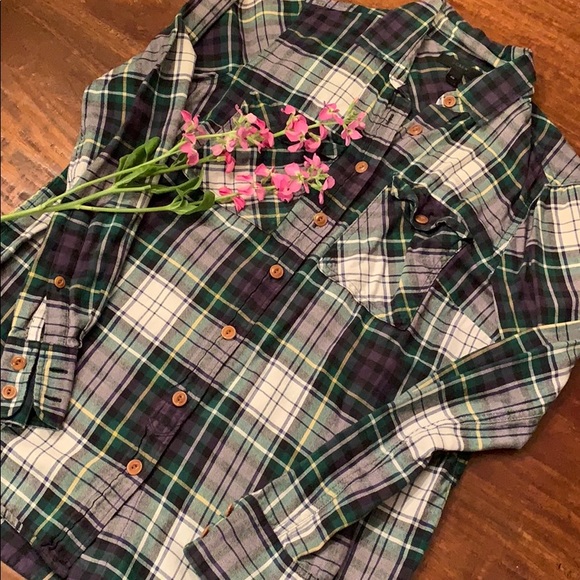 J. Crew Tops - JCrew Plaid Button Down